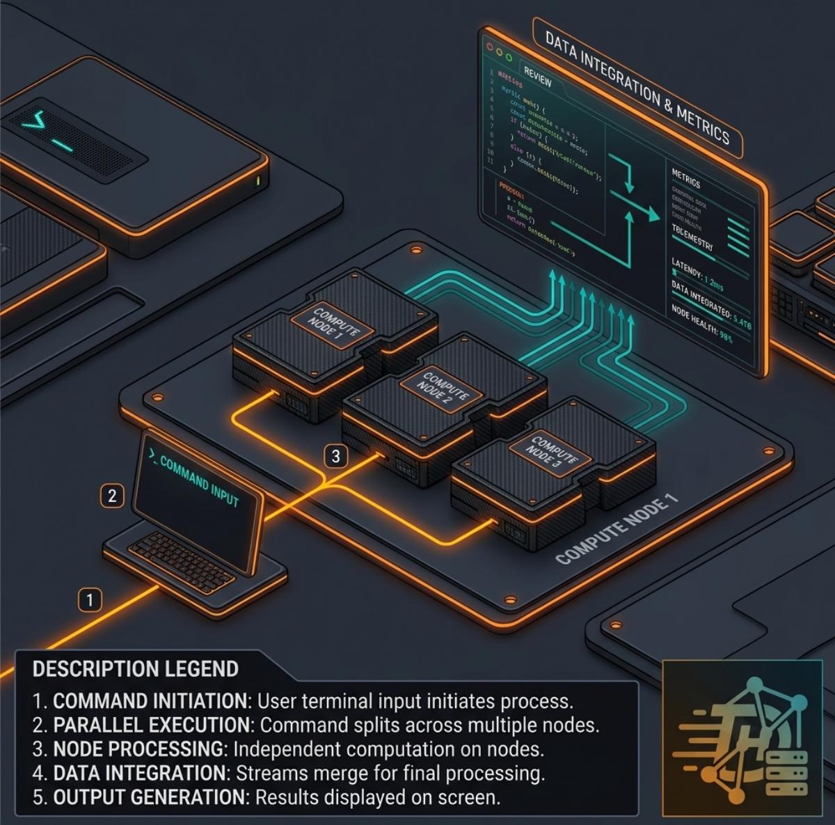 Technical architectural layout comparison displaying Docker centralized background daemon model versus Podman direct daemonless fork-and-execute process structure.
